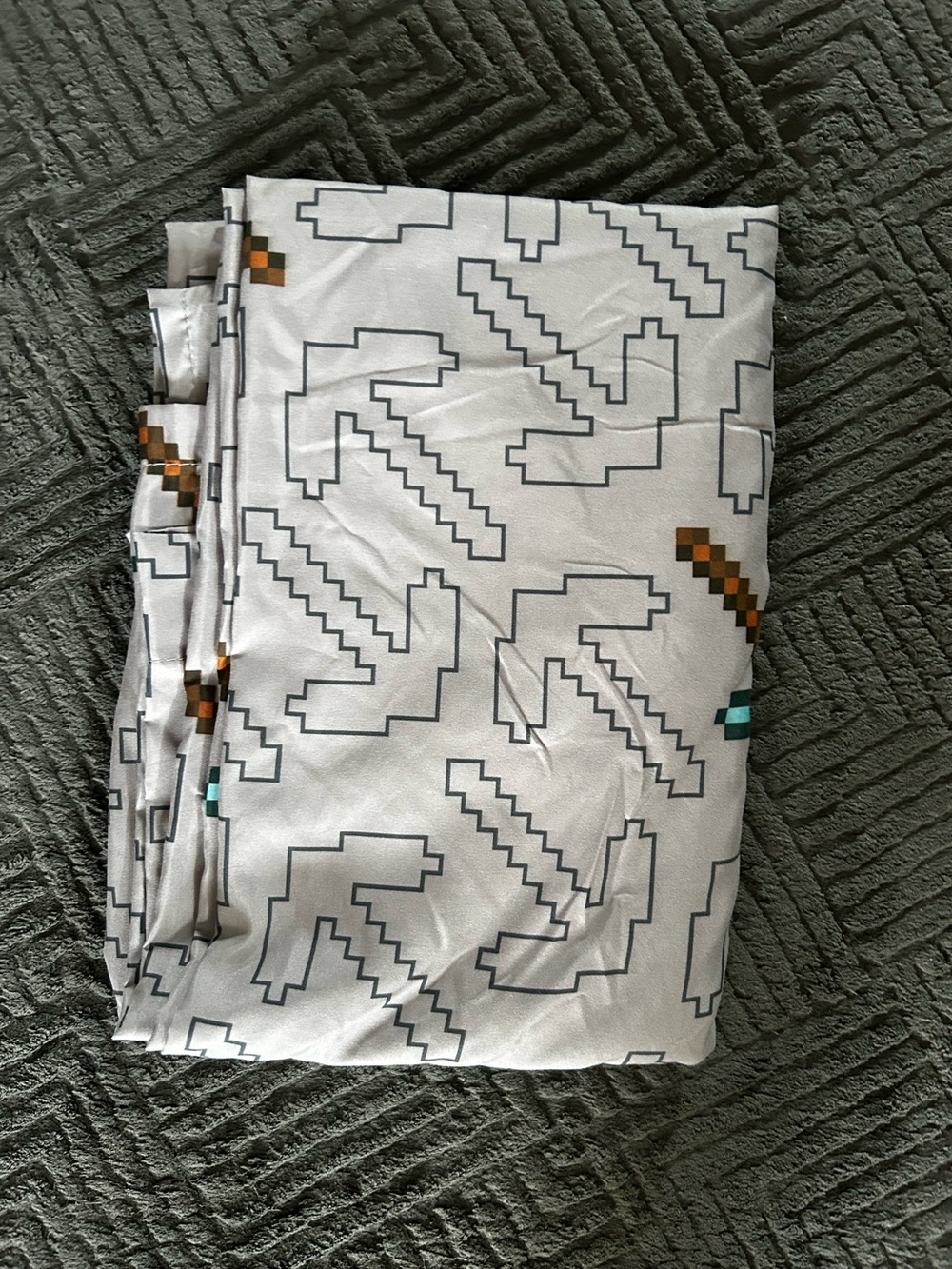 Minecraft twin flat sheet